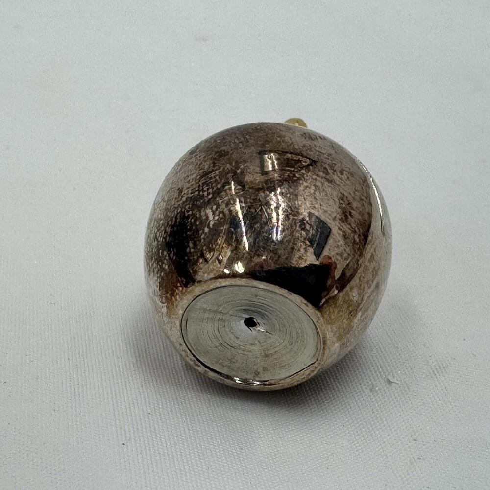 French Silver and Gold Plated Miniature Apple Place Card Holders 12 Vintage - Picture 8 of 8